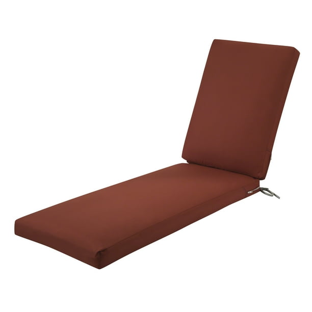 Classic Accessories Ravenna 80" x 26" Red Rectangle Chaise Lounge