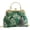 green, variant on Retro Shoulder Chain Messenger Clutch Chinese Style Embroidered Jacquard Women's Evening Bags