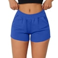 thumbnail image 5 of YunPes Girls Cotton Athletic Shorts Pull-On Elastic Waist Sports Shorts with Pockets Teen Kids Soccer Running Gym Workout Outfits, 5 of 9