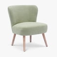 thumbnail image 4 of WestinTrends 25" Wide Upholstered Boucle Accent Chairs Set of Two, Desert Sage, 4 of 15