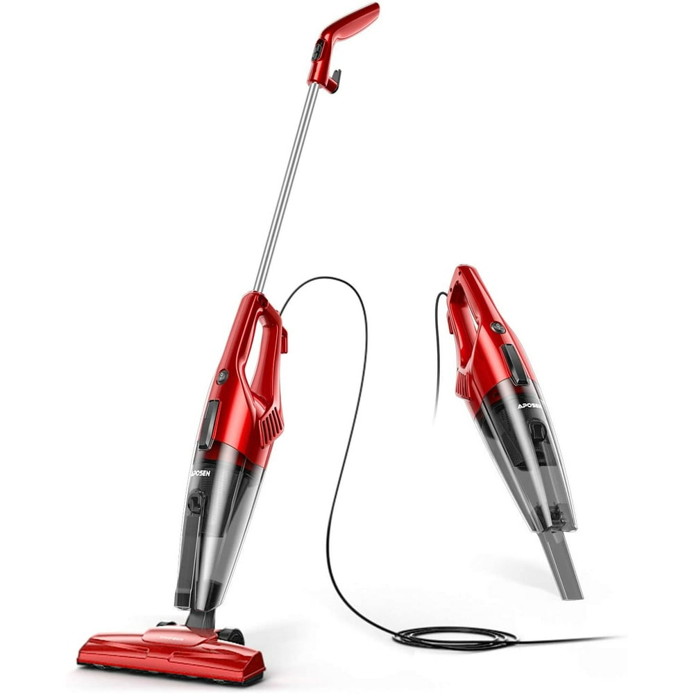 APOSEN ST600 Corded Stick Vacuum Cleaner Lightweight for Hard Floors