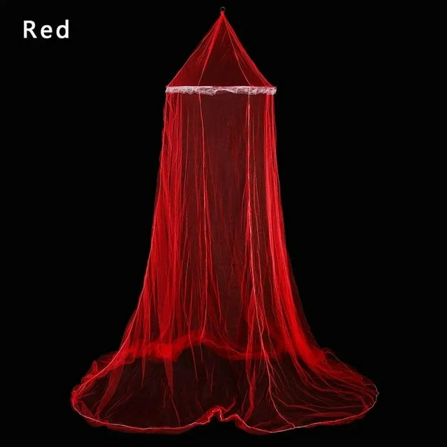 HLONKPrincess Mosquito Net Canopy Encryption Dome Fly Insect Mesh Repellent Protection Single Entry Bed Decoration Home Decor