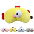 thumbnail image 2 of Coofit Eye Sleep Cover Cartoon Unisex Plush Sleep Eyeshade Eye Sleep Mask with Ice Pack, 2 of 9