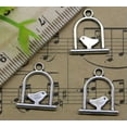 thumbnail image 4 of U8MO Jewelry Making DIY Bird Cage Charm Pendant For Bracelet Necklace 17x15mm-50pcs, 4 of 4