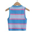 thumbnail image 4 of GigrtiJin Women's Sweater Tank Tops Sleeveless Knit Pullover Tank Tops Trendy Striped Color Block Casual Slim Shirts, 4 of 4