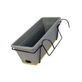 thumbnail image 2 of Ximing Hanging Basket Flower Box Hanging Flower Pot for Windowsill Courtyard Office Gray, 2 of 8