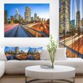 thumbnail image 1 of Downtown LA with Traffic Trail - Cityscape Canvas Print, 1 of 3