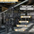 thumbnail image 3 of Ergonomic Tricep Rope Pulldown Attachments, Upgraded 27 32 40 & 47 Inch Extra Long Triceps Rope Cable Attachments for Gym, LAT Pull Down Bar for Cable Machine, Tricep Workout Cable Attachments, 3 of 8