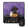 thumbnail image 2 of HELLHERO Halloween Pumpkin Ghost Design Sewing Machine Mat Storage Bag Waterproof Sew Machine Table Protector Fabric Polyester Waterproof Organizer, 2 of 5