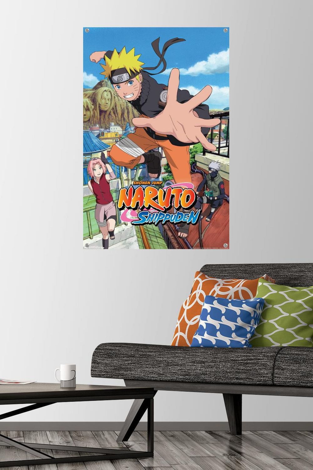 Naruto Shippuden - Jump Wall Poster, 22.375" x 34"