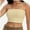 Apricot, variant on Women's Basic Casual Strapless Backless Bandeau Tube Top