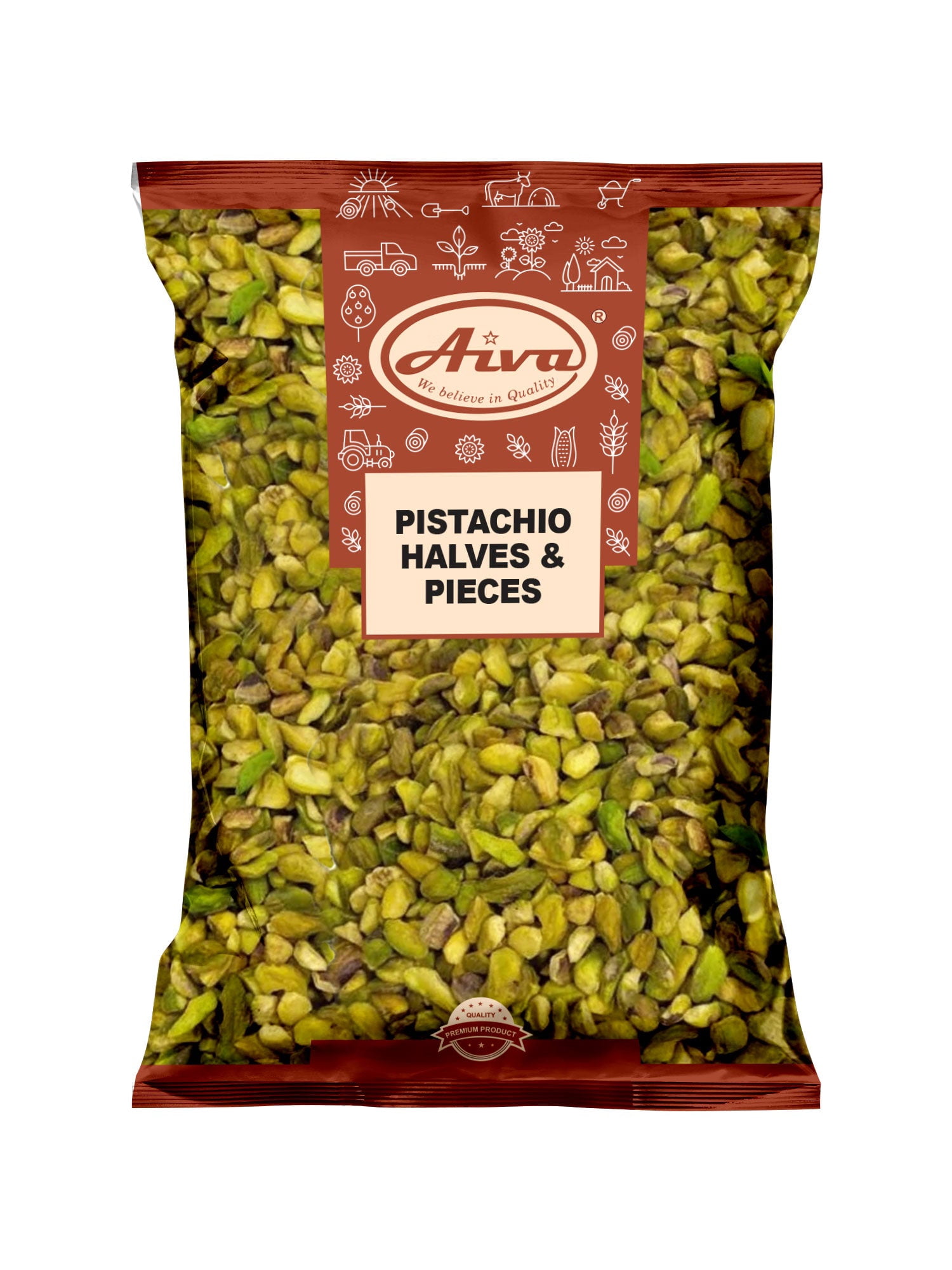 Aiva Pistachio Halves & Pieces 5 lb