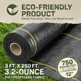 thumbnail image 4 of DeWitt Pro-5 Weed Barrier Fabric 5 oz, Heavy-Duty Woven Weed Control, 3 x 250 Feet, 4 of 11