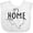 AA-White, variant on Inktastic Its Home- State of Texas Outline Distressed Text Boys or Girls Baby Bib