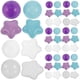 thumbnail image 4 of KAKOWELY 100 bolas de plástico con forma de estrella de colores para piscinas de bebés, ideales para parques infantiles, decoraciones para fiestas en la piscina y juegos sensoriales., 4 of 5