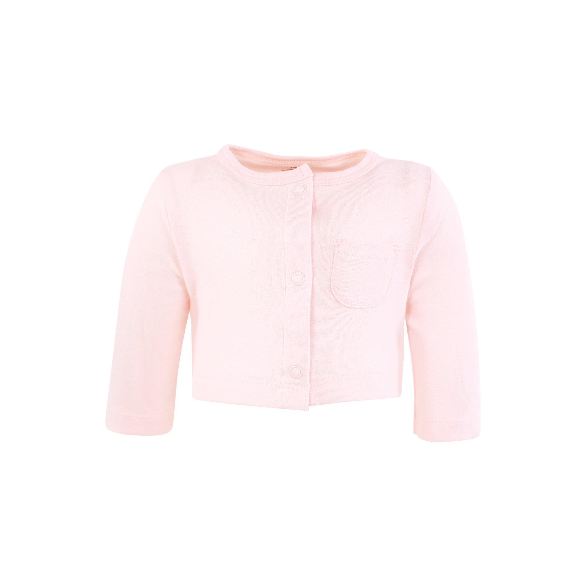 Hudson Baby Infant and Toddler Girls Cotton Dress and Cardigan Set, Macarons, 0-3 Months