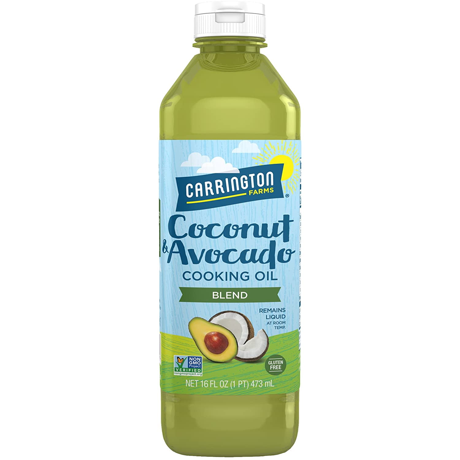 Carrington Farms Coconut & Avocado Cooking Oil Blend 16 fl oz