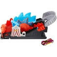 thumbnail image 2 of Hot Wheels Dino Coaster Attack, playset, 2 of 10