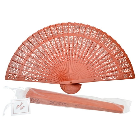 White Wood Panel Hand Fan Quasimoon 8