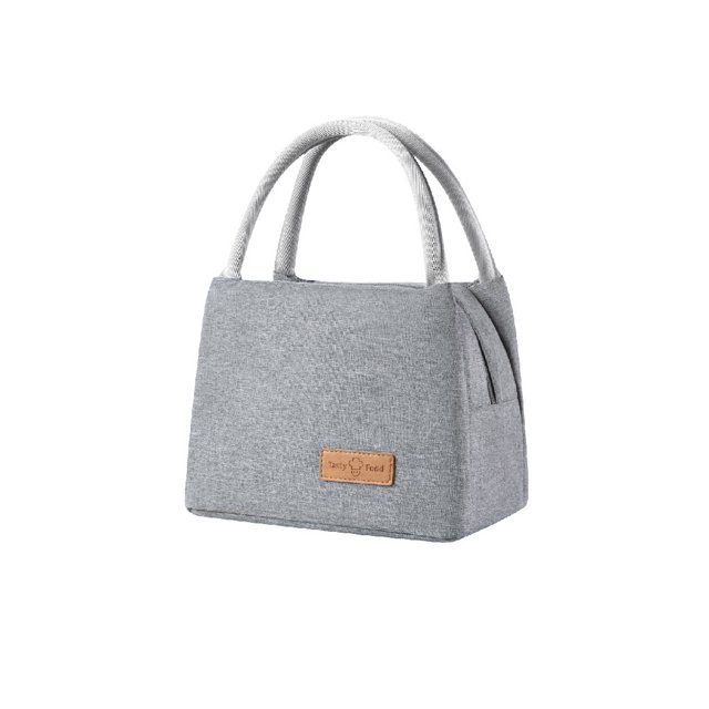 Advancent Bolsa de almacenamiento para almuerzo de Camping, organizador térmico portátil, bolso de mano, caja de organización, bolsa para Kits de desorden para acampar Gris Largo