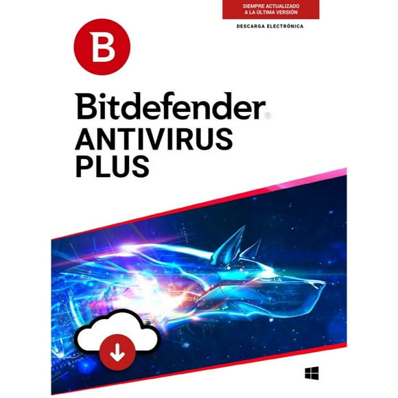 Antivirus Bitdefender Plus Descarga Digital por 1 Año 3 Usuarios