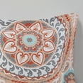 thumbnail image 4 of Home Essence Nepal 9-Piece Coral Bed in a Bag Comforter Bedding Set, Cal King, 4 of 17