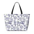 thumbnail image 2 of Fotbe World Travel2 Bolsa de Viaje para Playa - Resistente al Agua, Bolsa Tote de Gran Capacidad y Ligera con 7 Bolsillos para Mujeres y Hombres, 2 of 7