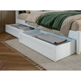 thumbnail image 6 of AFI Lylah Full Solid Wood Platform Bed with Panel Footboard and Storage Drawers, White, 6 of 16
