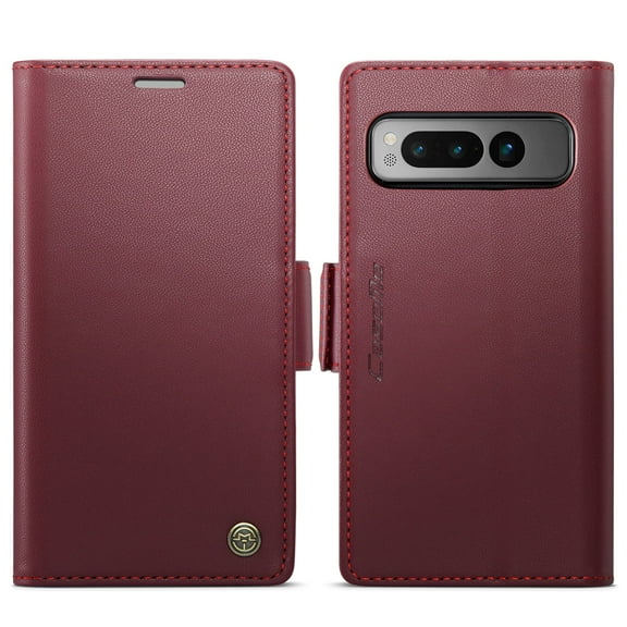 Vintage Leather Case for Google Pixel 8 Pro 6.7" 2023, Vintage Premium PU Leather Flip Folio Stand Shockproof Stand Protective Cards Business Type Phone Case Cover for Google Pixel 8 Pro