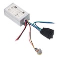 thumbnail image 2 of DC 9V-60V 20A 1200W PWM DC Motor Speed Controller with CW/CCW Switch, Variable Speed Regulator for Fans, Fireplace Blowers, DIY Projects - Easy Install with Built-in Mounting Holes & Wire Connectors, 2 of 7