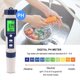thumbnail image 4 of Probador digital de salinidad para agua salada: medidor de salinidad impermeable Ip67 con probador de agua salada Atc de gran alcance 0-200ppt para agua de mar, acuarios, marinos, 4 of 5