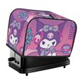 thumbnail image 1 of Funda para tostadora Kuromi de 2 rebanadas, funda protectora contra el polvo y las huellas dactilares, de poliéster, fundas para pequeños electrodomésticos de cocina, 1 of 6