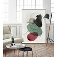 thumbnail image 3 of Giant Art Toile 24x36 Kachi I Encadrée en Rouge, 3 of 3
