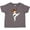 Charcoal Grey, variant on Karate Girl, Cute Girl, Brown Hair, Black Belt Girls Toddler T-Shirt