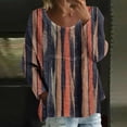 thumbnail image 2 of MEICHEN Casual Tops for Women Long Sleeve Sweater Sports Fan Round Neck Tops Soft Workout Pullover, 2 of 5