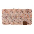 thumbnail image 2 of Winter Cable Knit Headbands for Women Soft Fuzzy Fleece Lined Ear Warmers Wide Elastic Sports Windproof Headband 1 PC Pink One Size, 2 of 4