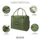 thumbnail image 2 of Bolsa De Mano Para Viaje Playa Deportiva Maleta De Lona Gaon Verde Gaon BolsoPlayaLona, 2 of 10