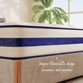 thumbnail image 6 of Neche Queen Size Mattress, 12 Inch Innerspring Hybrid Mattress in a Box with Memory Foam, Durable Support & Pressure Relief, Medium Firm Feel, 6 of 7