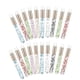 thumbnail image 1 of Seitruly 20 Pieces Lash Shampoo Brushes Cosmetic Off Peel Lash Tool Remover Pinceles de maquillaje y herramientas 7 colores + oro, 1 of 1