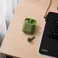 thumbnail image 2 of onn Wireless Earbuds with Environmental Noise Canceling, Olive, 2 of 9