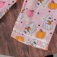 thumbnail image 4 of Weebloom Halloween Girls Pajamas Boys Long Sleeve Cartoon Prints Tops T Shirt Pants Outfits Leisure Homewear,2-3 Years, 4 of 6