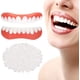 thumbnail image 1 of Dentaduras Postizas MACHAO Blancas Temporales para mandíbula Superior e Inferior, 1 of 5