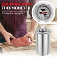 thumbnail image 4 of Ham Maker  Stainless Steel Meat Press Cooker for Deli Meats  Round Shape Lunch Meat Press Mold with Thermometer  Kitchen Bacon Meat Pressure Cookers for Homemade Cooking Deli Ham, 4 of 8