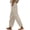 Beige, variant on Long Trousers Lightweight Loose boho pants for women palazzo pants Casual Pants High Waist Summer Outfit Sweat Wear cream pants Elastic Waist Drawstring Lounge Trousers Beige M