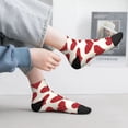 thumbnail image 2 of Pofeuu Love Print 30cm Socks, Adult Running Hiking Socks for Youth and Adult, 2 of 7