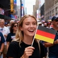 thumbnail image 4 of SJYYTT 1Pc Germany Hand Held Flags for Soccer Decorations 2026,German Small Stick Flags with 11.8" Poles for National Day Sports Events Party Celebration Decor 11.81"X8.27", 4 of 5