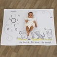 thumbnail image 2 of Disney Classic Winnie The Pooh Plush Milestone Baby Blanket with Felt Marker, Unisex, 40 x 50", Infant, 2 of 6
