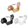 thumbnail image 3 of 4PCS Hardware Centre Support Connection Hook Multi-function Bed Connector Brackets Latch Corner Code Fixings Components Bed Close Hinge COLOR 3, 3 of 8
