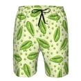 thumbnail image 3 of Balery Green Peas Traje de Baño Estilo Hawaiano para Hombre, Shorts de Secado Rápido con Bolsillos-XX-Large, 3 of 6