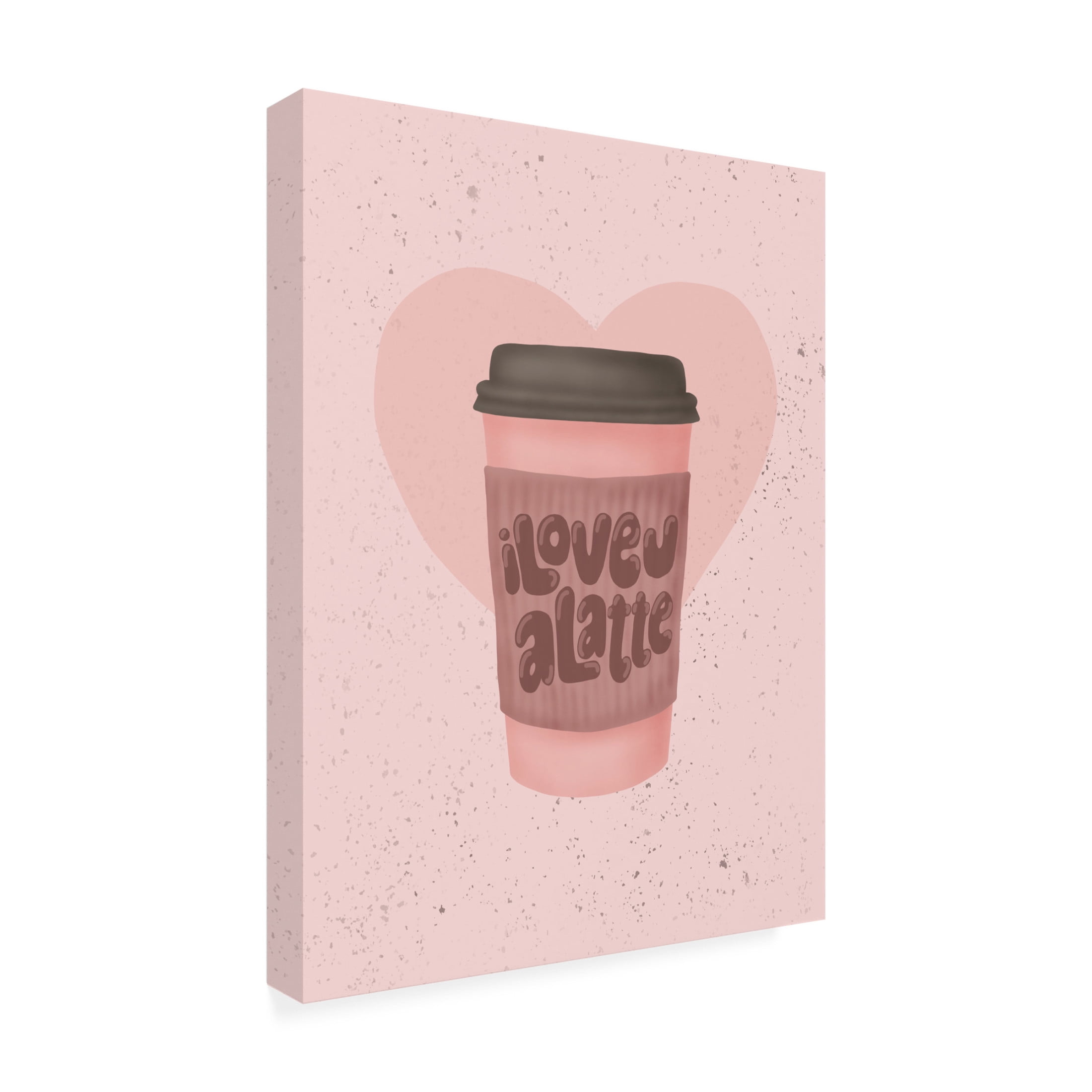 Trademark Fine Art Aminah Eleonora Love you a Latte Canvas Wall Art
